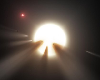 A distant star is dimming at an unprecedented rate. 